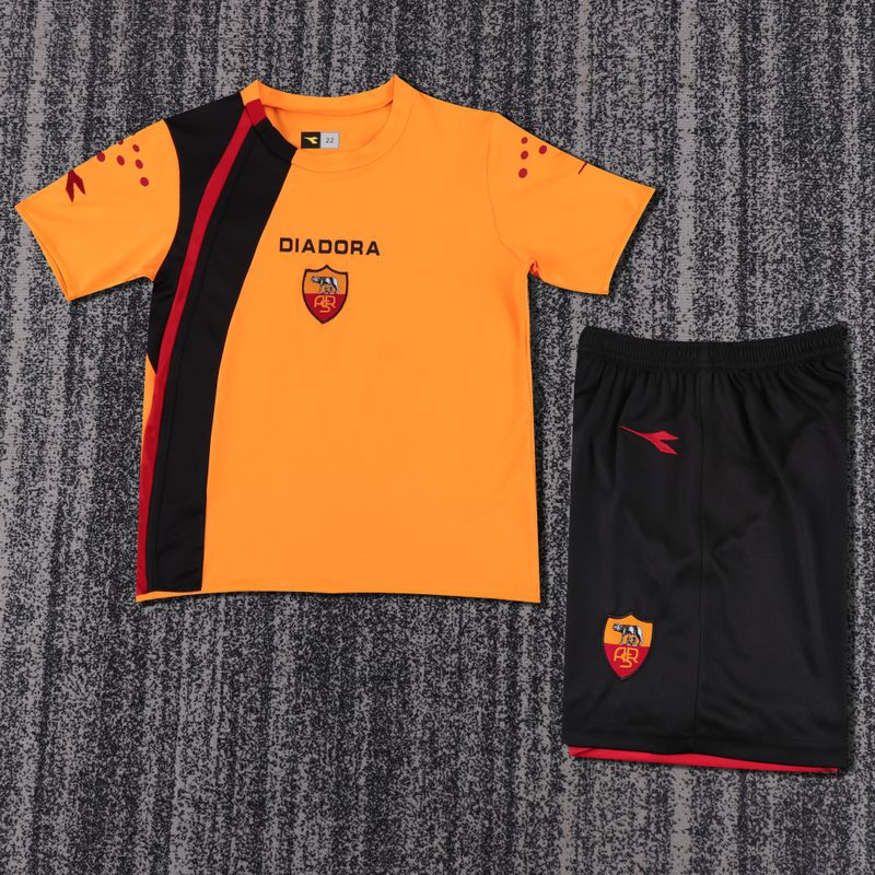 Enfants rétro AS Roma 2005-2006 domicile