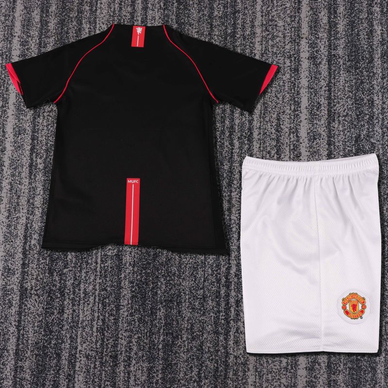 Enfants Rétro Maillot Extérieur Manchester United 2007-2008 Image secondaire du produit