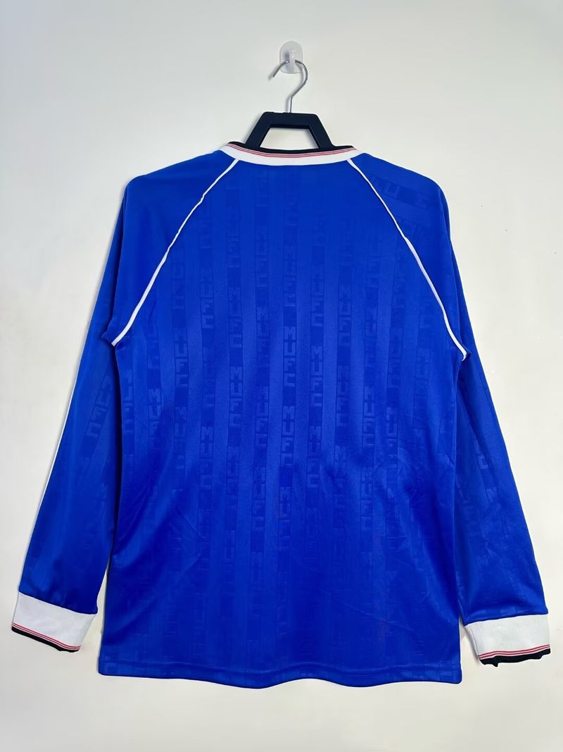 Maillot rétro Manchester United 1988-1990 extérieur manches longues