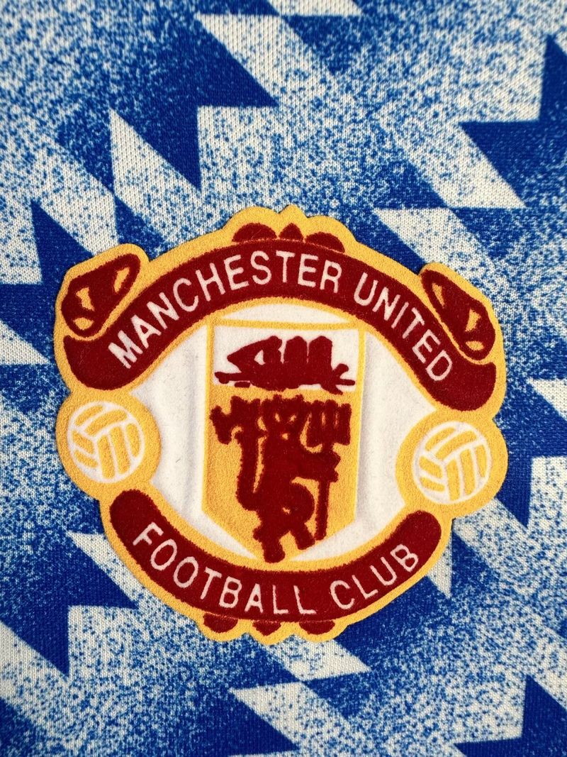 Maillot Rétro Manchester United Extérieur 1990-1992 Manches Longues