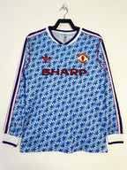 Maillot Rétro Manchester United Extérieur 1990-1992 Manches Longues