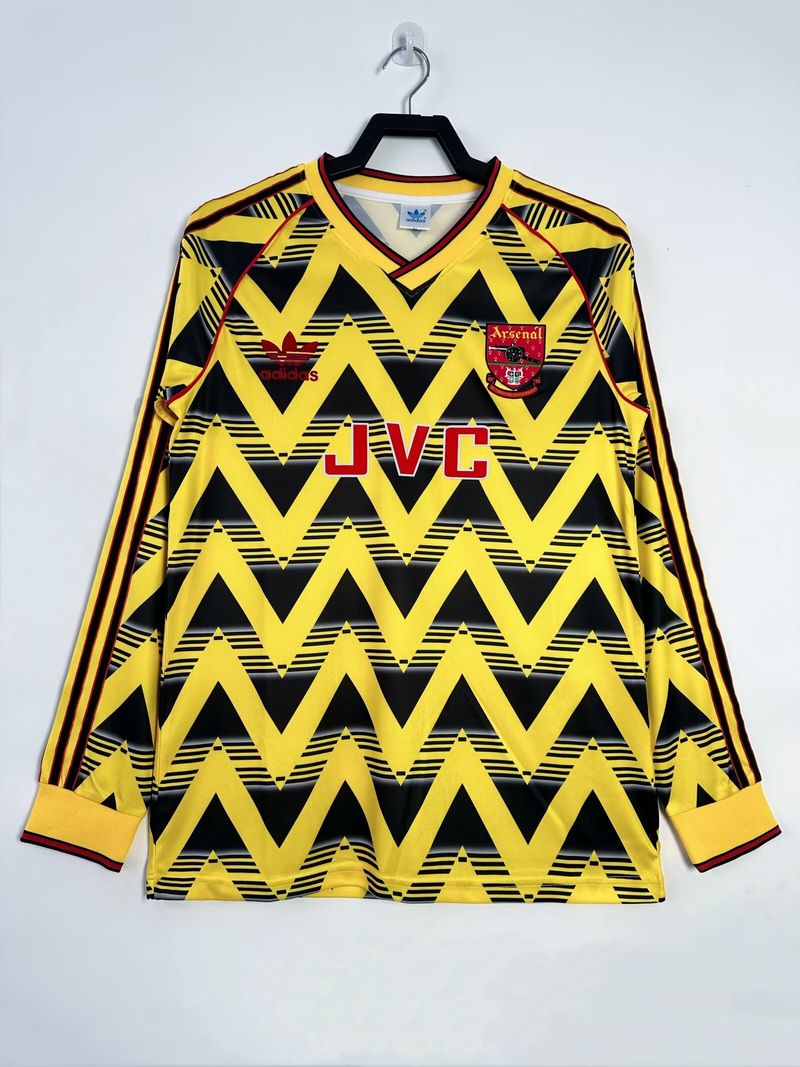 Maillot Rétro Arsenal FC 1991-1993 Extérieur Manches Longues Image principale du produit