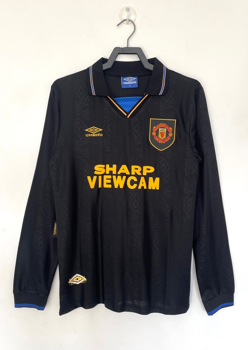 Maillot Rétro Manchester United extérieur 1993-1994 manches longues Image principale du produit
