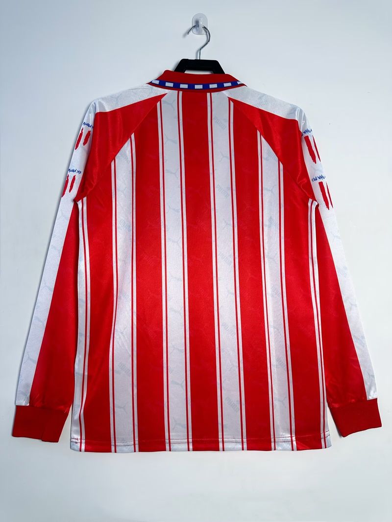 Maillot domicile rétro manches longues Atletico Madrid 1994-1995 Image secondaire du produit
