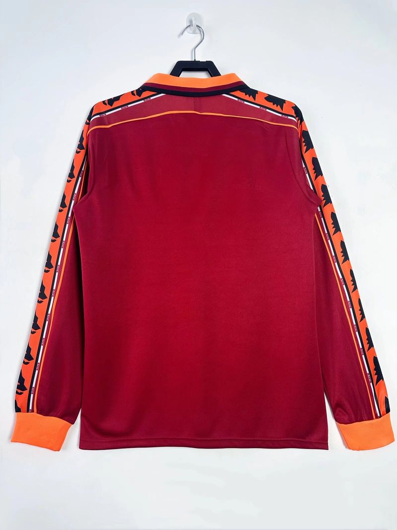 Maillot rétro domicile manches longues AS Roma 1998-1999