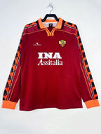 Maillot rétro domicile manches longues AS Roma 1998-1999