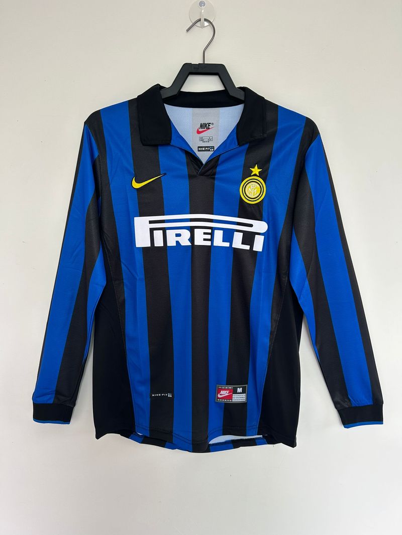 Retro Inter Milano 1998-1999 home Long Sleeve Secondary image