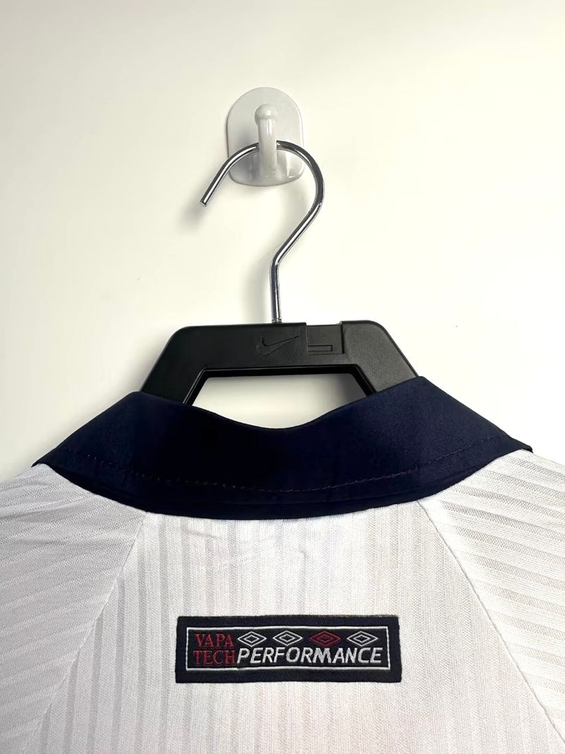 Maillot rétro domicile manches longues Angleterre 1998