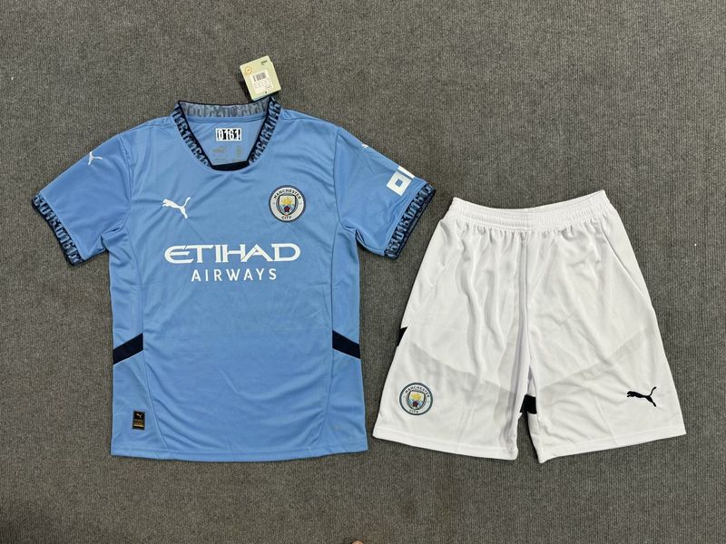 Enfants Manchester City domicile 2024-2025 Image principale du produit