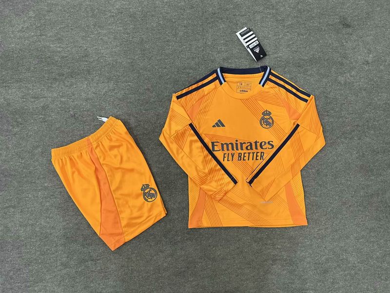 Maillot Real Madrid Enfant Extérieur Manches Longues 2024-2025 Image principale du produit
