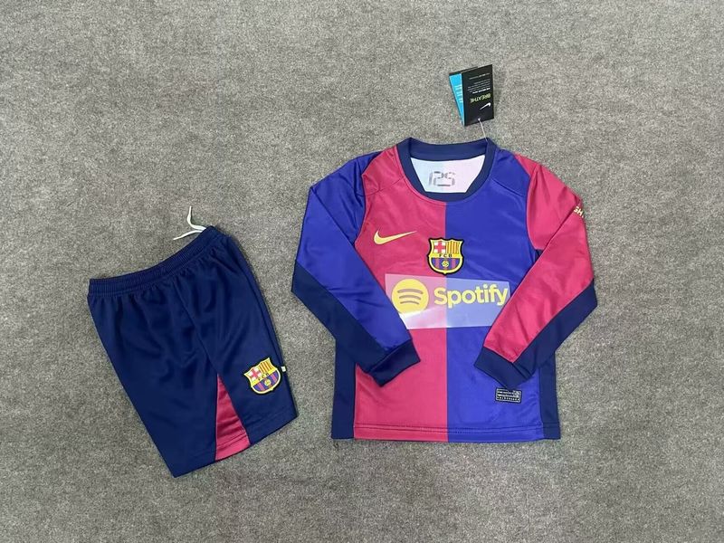 Kids FC Barcelona 2024-2025 home Long Sleeve Main image