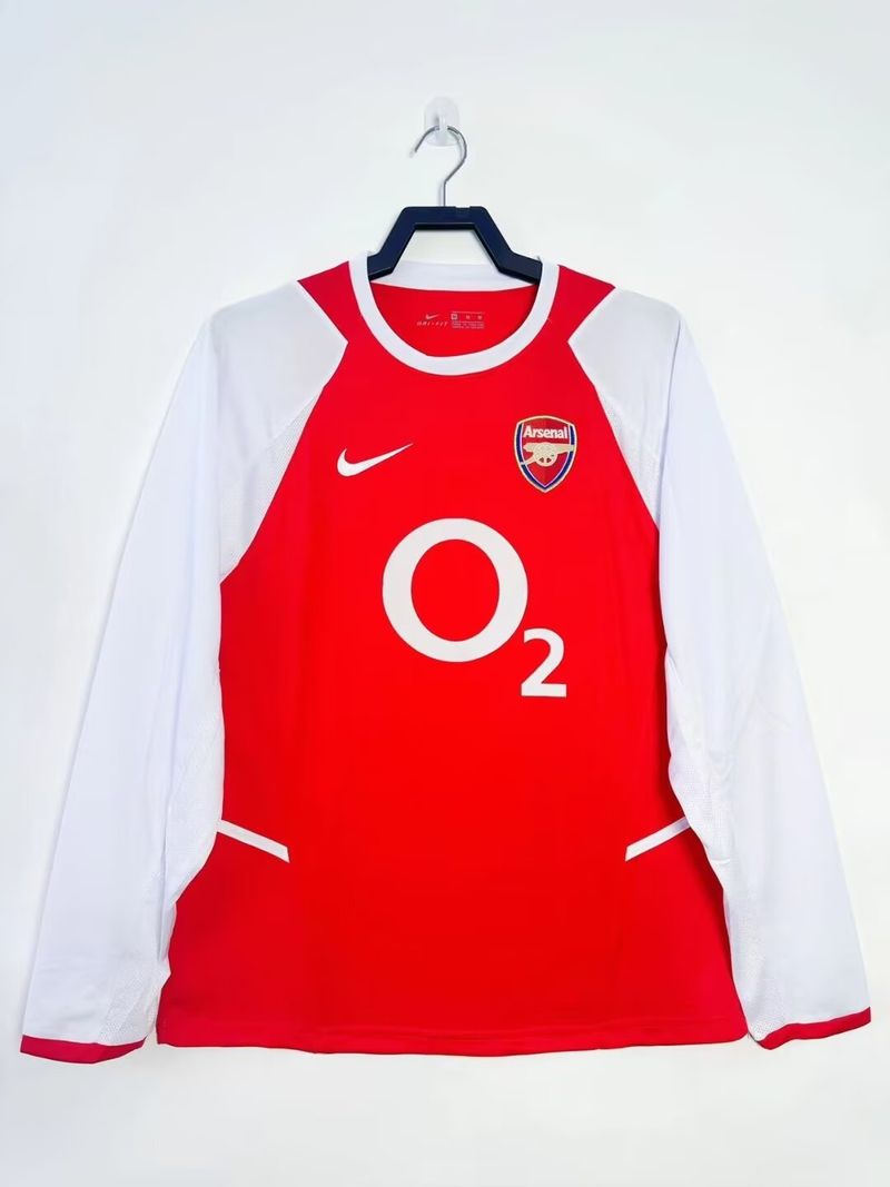 Retro Arsenal FC 2002-2003 home Long Sleeve Main image