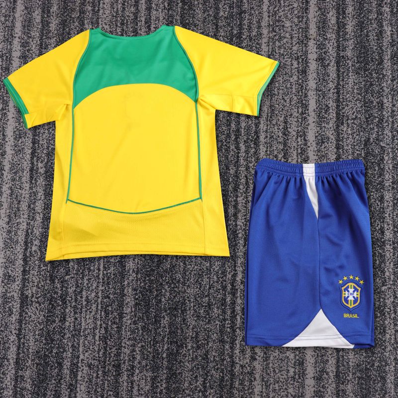 Maillot domicile rétro Brésil 2004 enfant