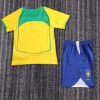 Maillot domicile rétro Brésil 2004 enfant