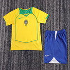 Maillot domicile rétro Brésil 2004 enfant