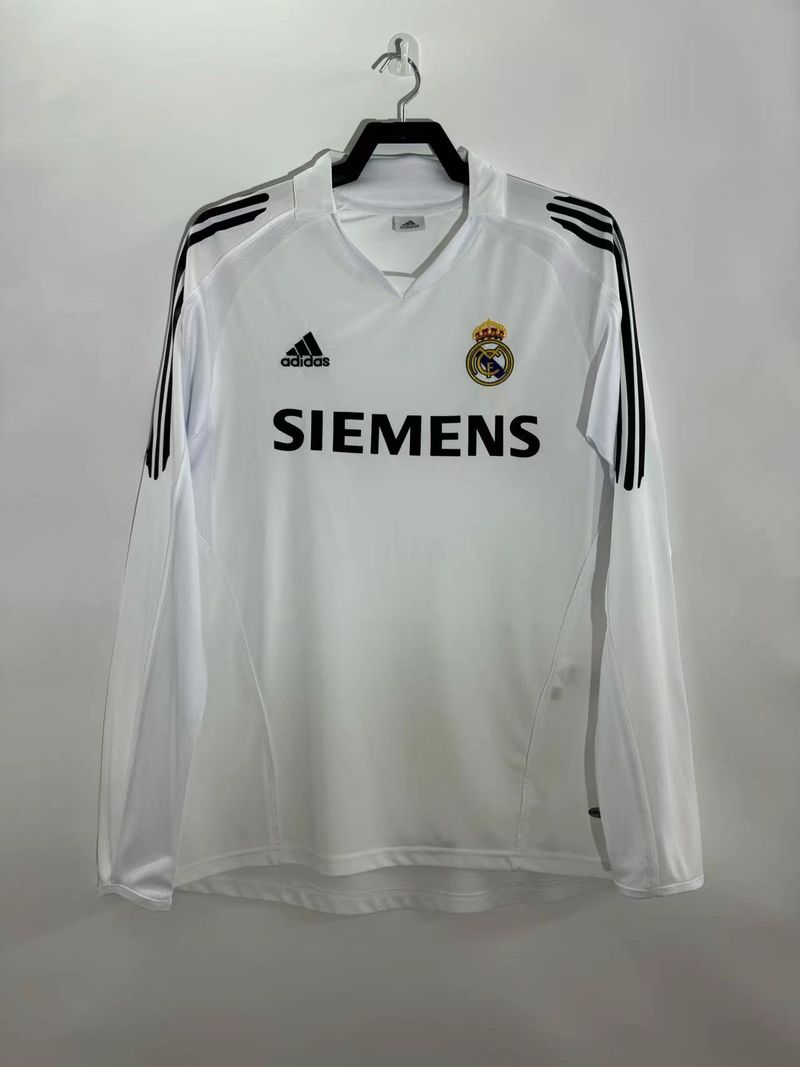 Retro Real Madrid 2005-2006 home Long Sleeve