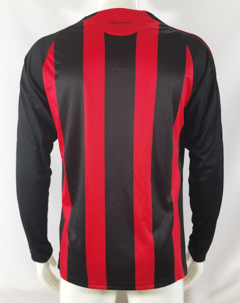 Maillot rétro domicile manches longues AC Milan 2008-2009