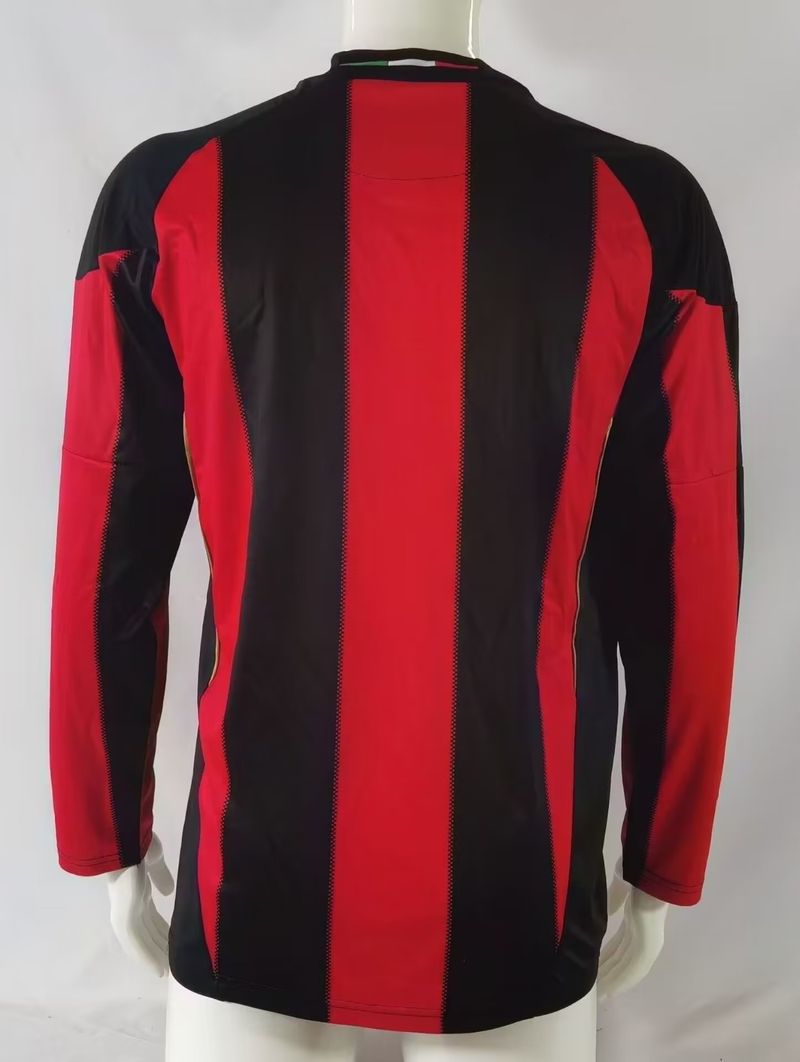 Retro AC Milan 2010-2011 home Long Sleeve Secondary image