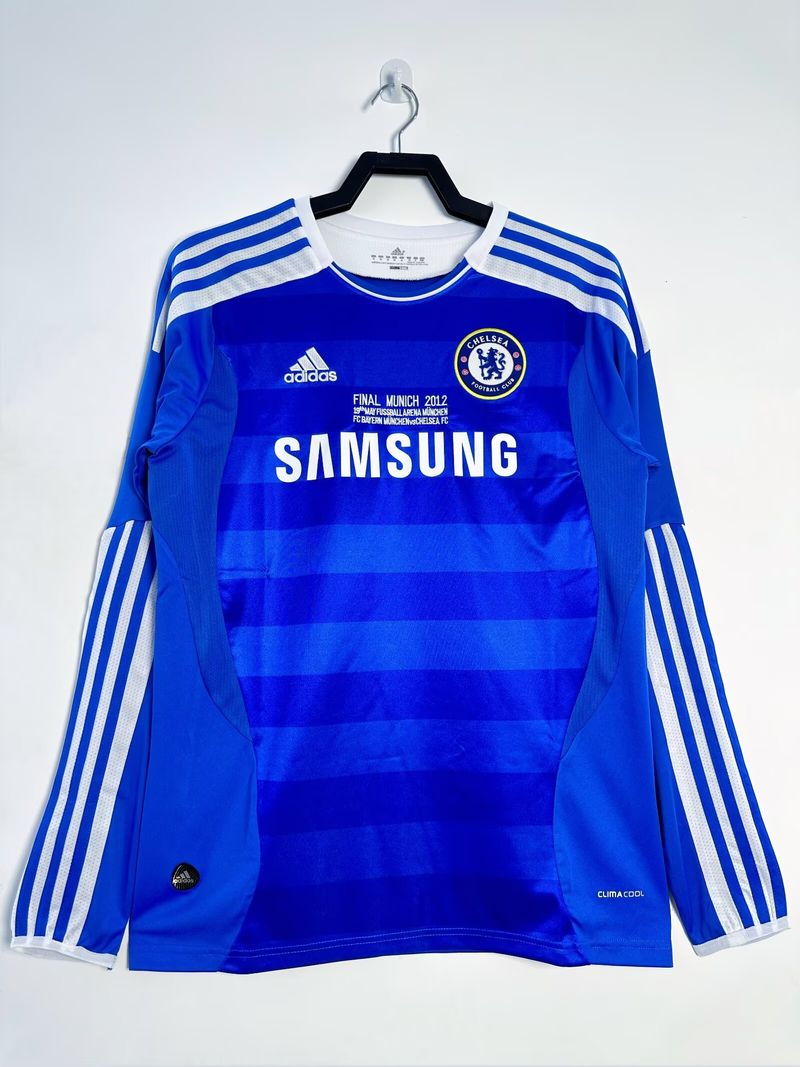 Maillot Rétro Chelsea FC Domicile 2011-2012 Manches Longues