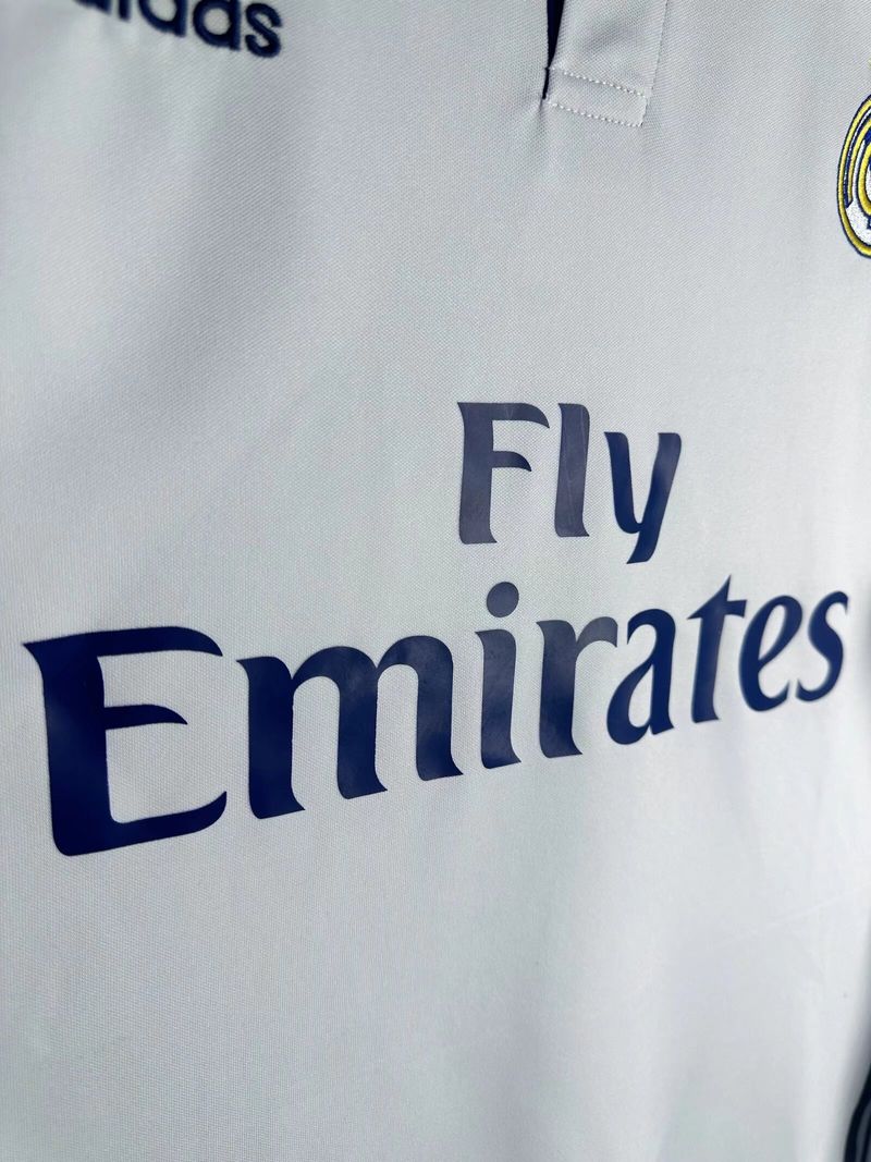 Maillot Rétro Domicile Manches Longues Real Madrid 2016-2017