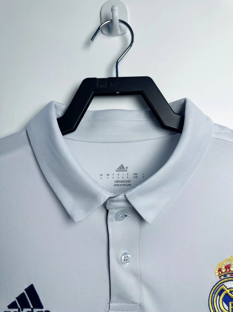 Maillot Rétro Domicile Manches Longues Real Madrid 2016-2017