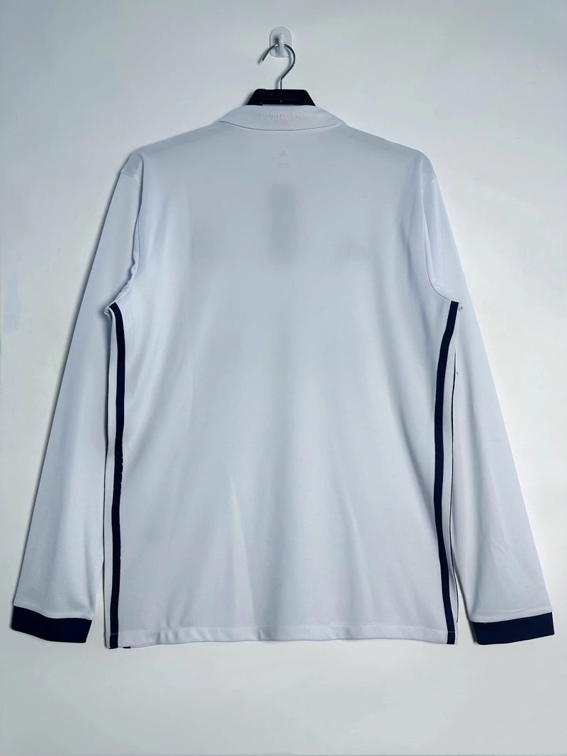 Maillot Rétro Domicile Manches Longues Real Madrid 2016-2017