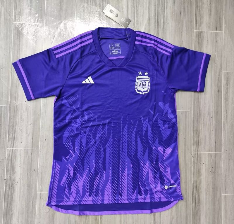 Maillot rétro Argentine extérieur 2 étoiles 2022 Image principale du produit