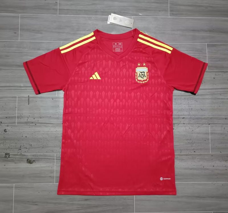 Maillot Rétro Gardien Argentine 2022 2 étoiles rouge Image principale du produit