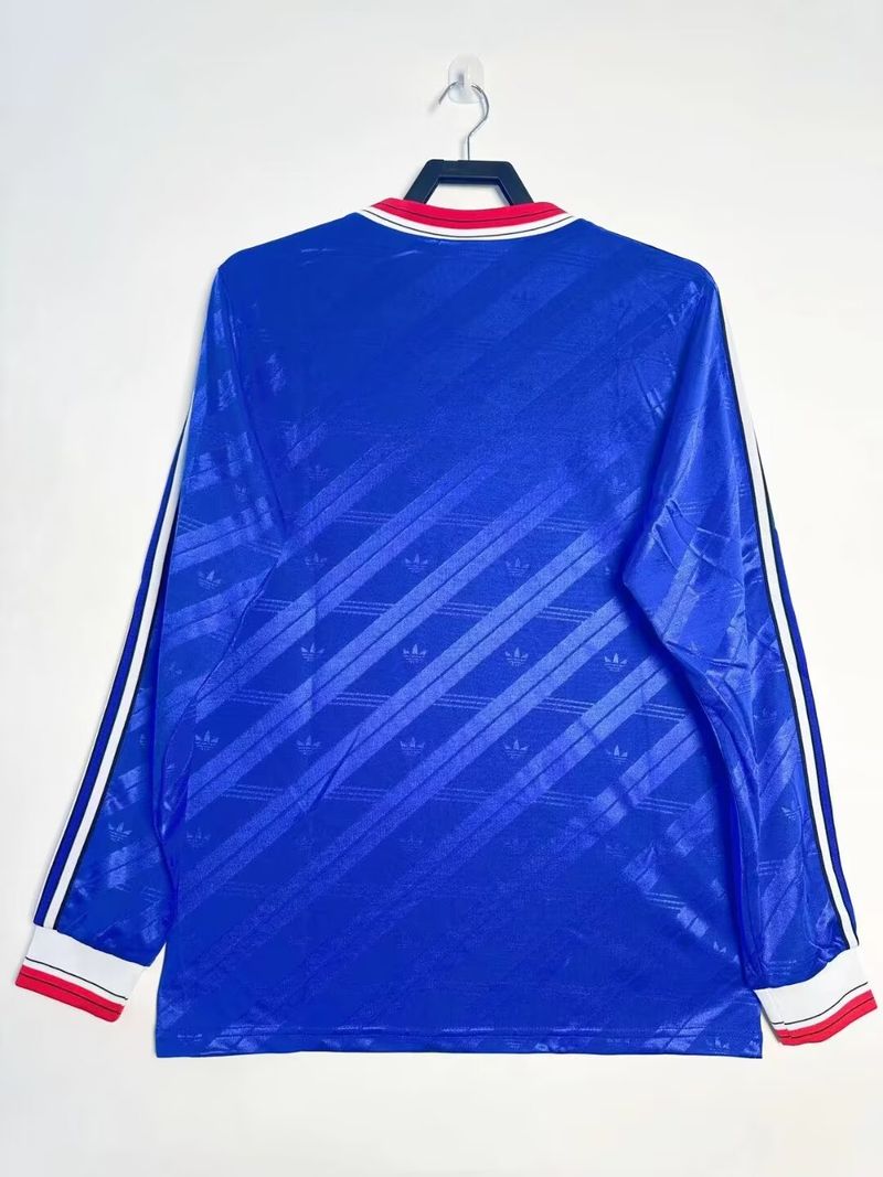 Maillot rétro Manchester United 1986-1988 extérieur, manches longues