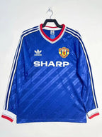 Maillot rétro Manchester United 1986-1988 extérieur, manches longues