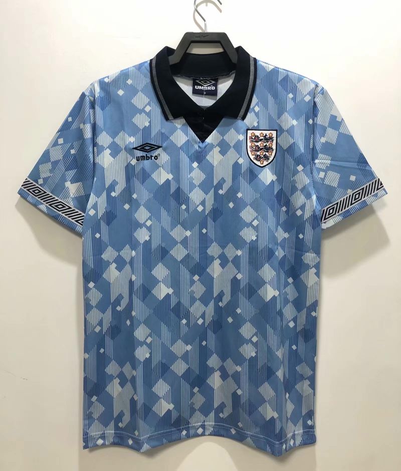 Maillot Angleterre rétro 1990 deuxième extérieur Image principale du produit