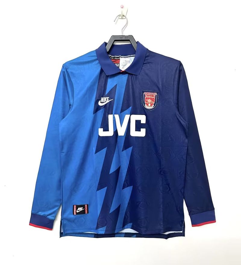 Maillot extérieur rétro Arsenal FC 1995-1996 manches longues Image principale du produit