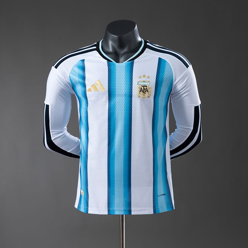 Argentina national 2026 home player Long Sleeve - WCFOOTBALLSUIT