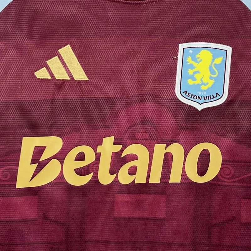 Aston Villa 2025 - 2026 home - WCFOOTBALLSUIT