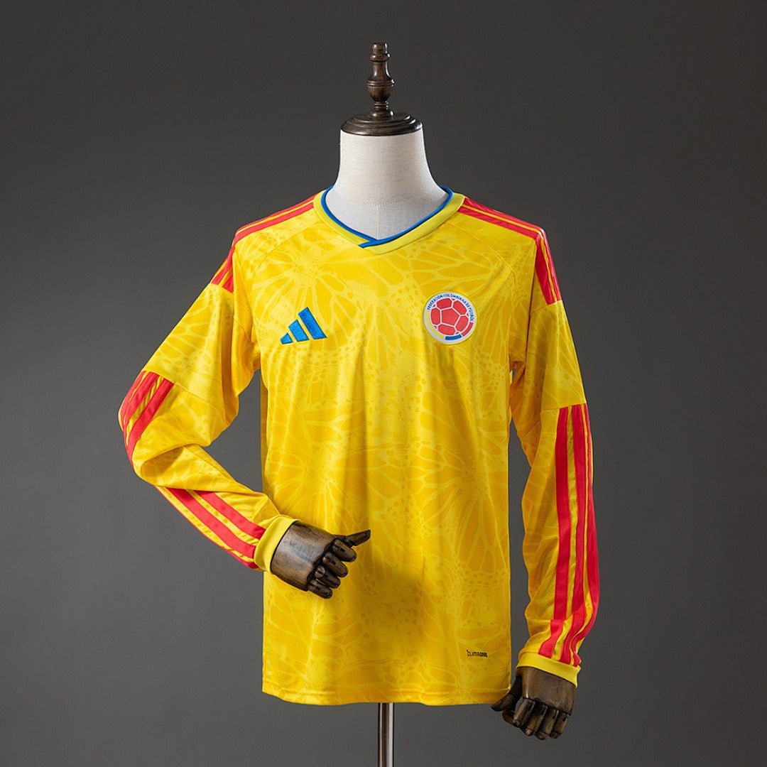 Colombia national 2026 home Fan Long Sleeve - WCFOOTBALLSUIT Image principale du produit