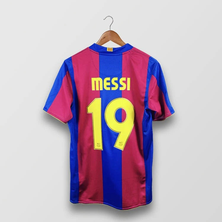 Maillot rétro du FC Barcelone domicile 2007-2008