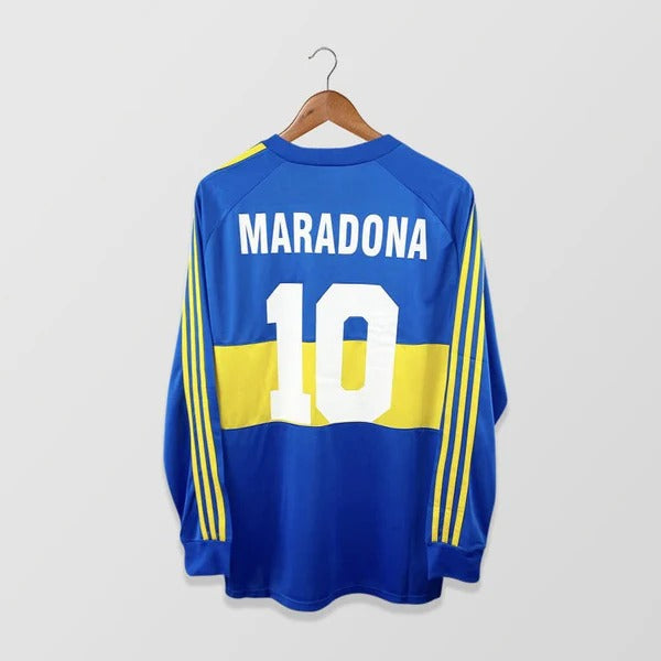 Maillot rétro manches longues Boca Juniors domicile 1981-1982