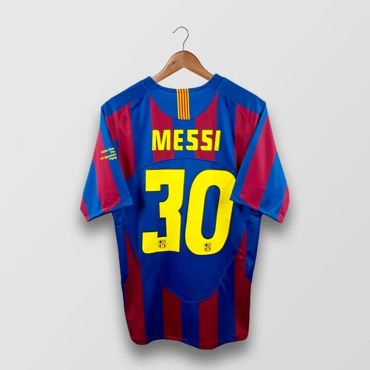 Maillot rétro domicile du FC Barcelone 2005-2006