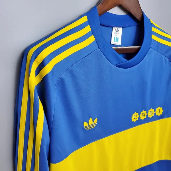 Maillot rétro manches longues Boca Juniors domicile 1981-1982