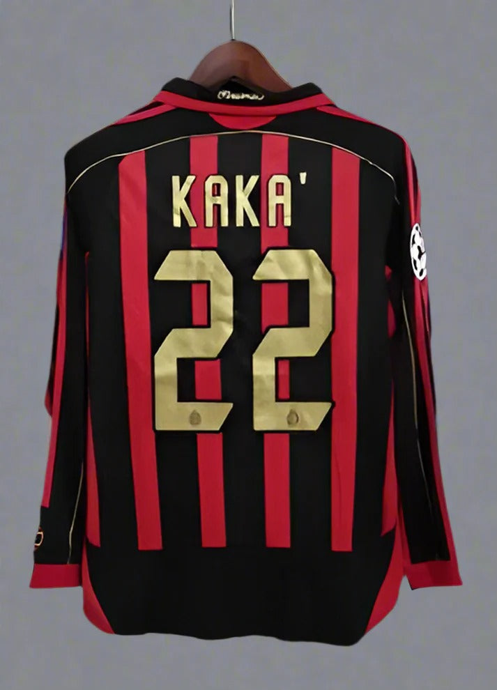 Maillot domicile rétro manches longues AC Milan 2006-2007