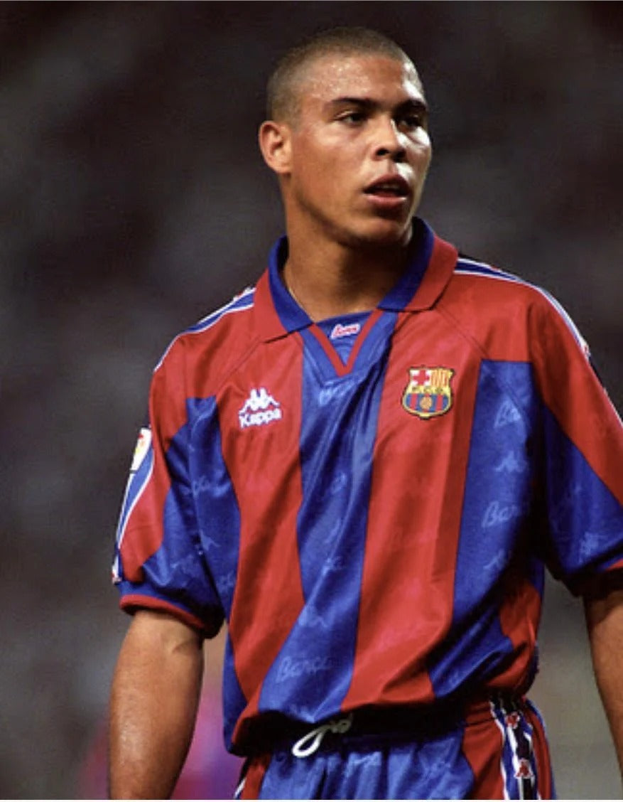 Maillot domicile rétro du FC Barcelone 1996-1997