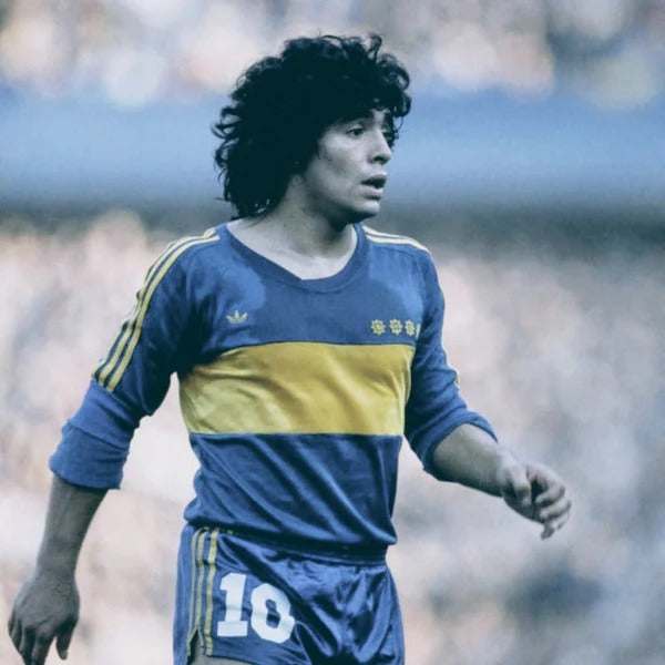 Maillot rétro manches longues Boca Juniors domicile 1981-1982
