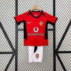 Maillot Rétro Enfant Manchester United domicile 2002-2004