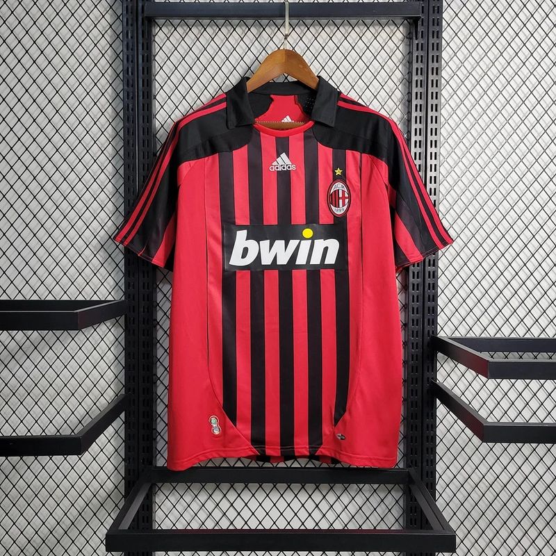 Maillot domicile rétro AC Milan 2007-2008 Image principale du produit