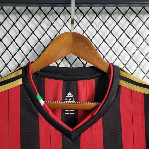 Maillot Rétro AC Milan domicile 2013-2014 Manches Longues