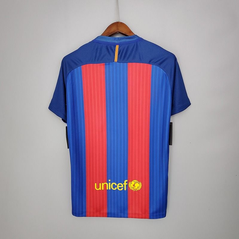 Maillot domicile rétro du FC Barcelone 2016-2017 Image secondaire du produit