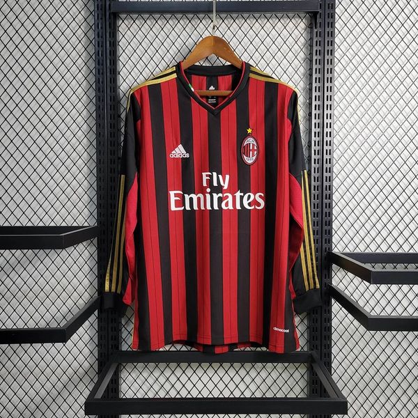 Maillot Rétro AC Milan domicile 2013-2014 Manches Longues Image principale du produit