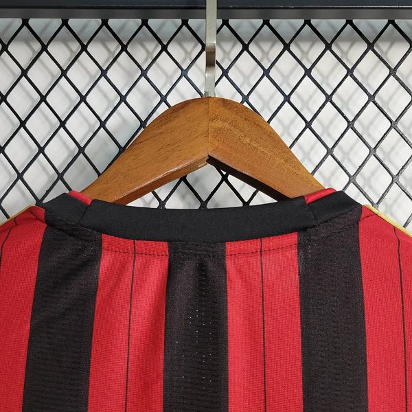 Maillot Rétro AC Milan domicile 2013-2014 Manches Longues