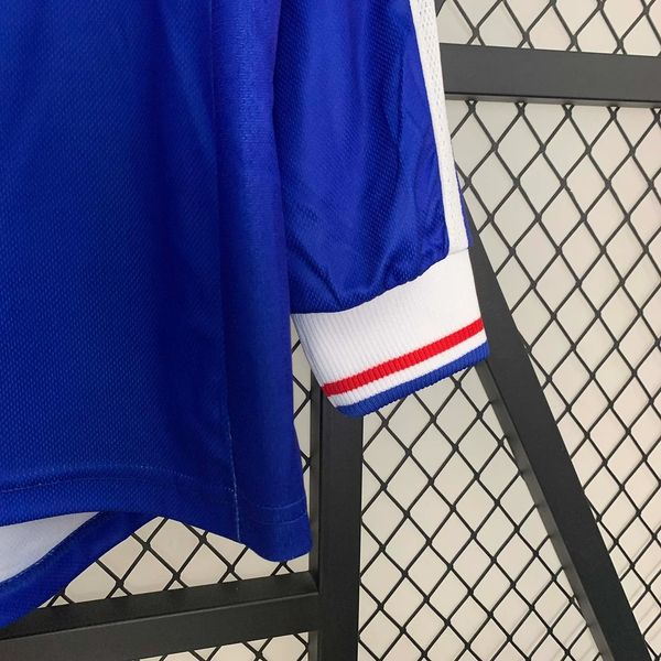 Maillot Rétro France domicile 1998 Manches Longues