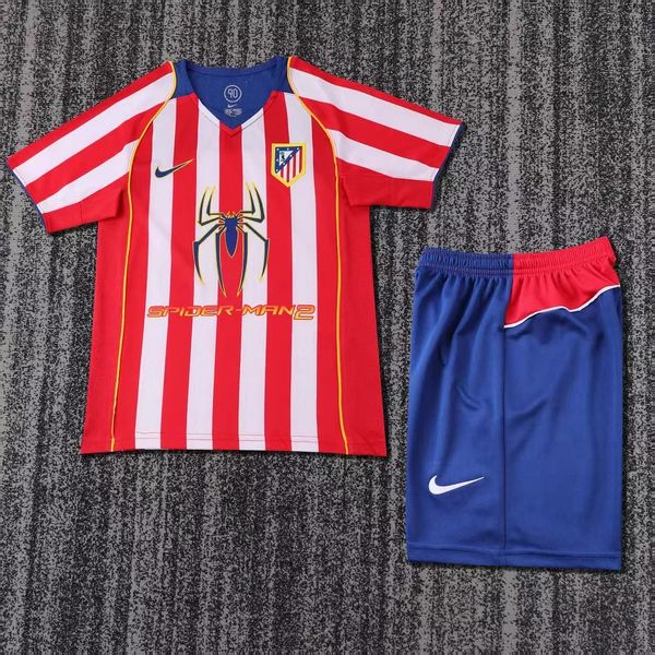 Maillot domicile rétro Atlético de Madrid 2004-2005 enfant Image principale du produit